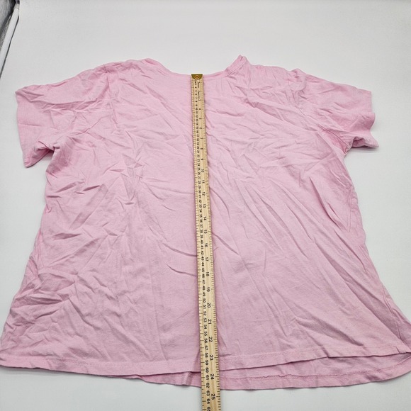 Disney Mickey and Minnie Mouse Pink T Shirt 1X Plus Size Graphic Tee - Picture 4 of 6